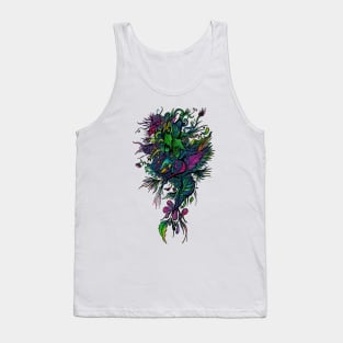 Blooming Doodle Art Tank Top